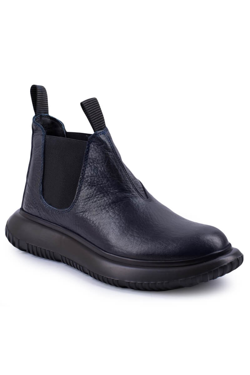 Euromart Antonio Garcia Men's leather boots Navy Blue 20210835639