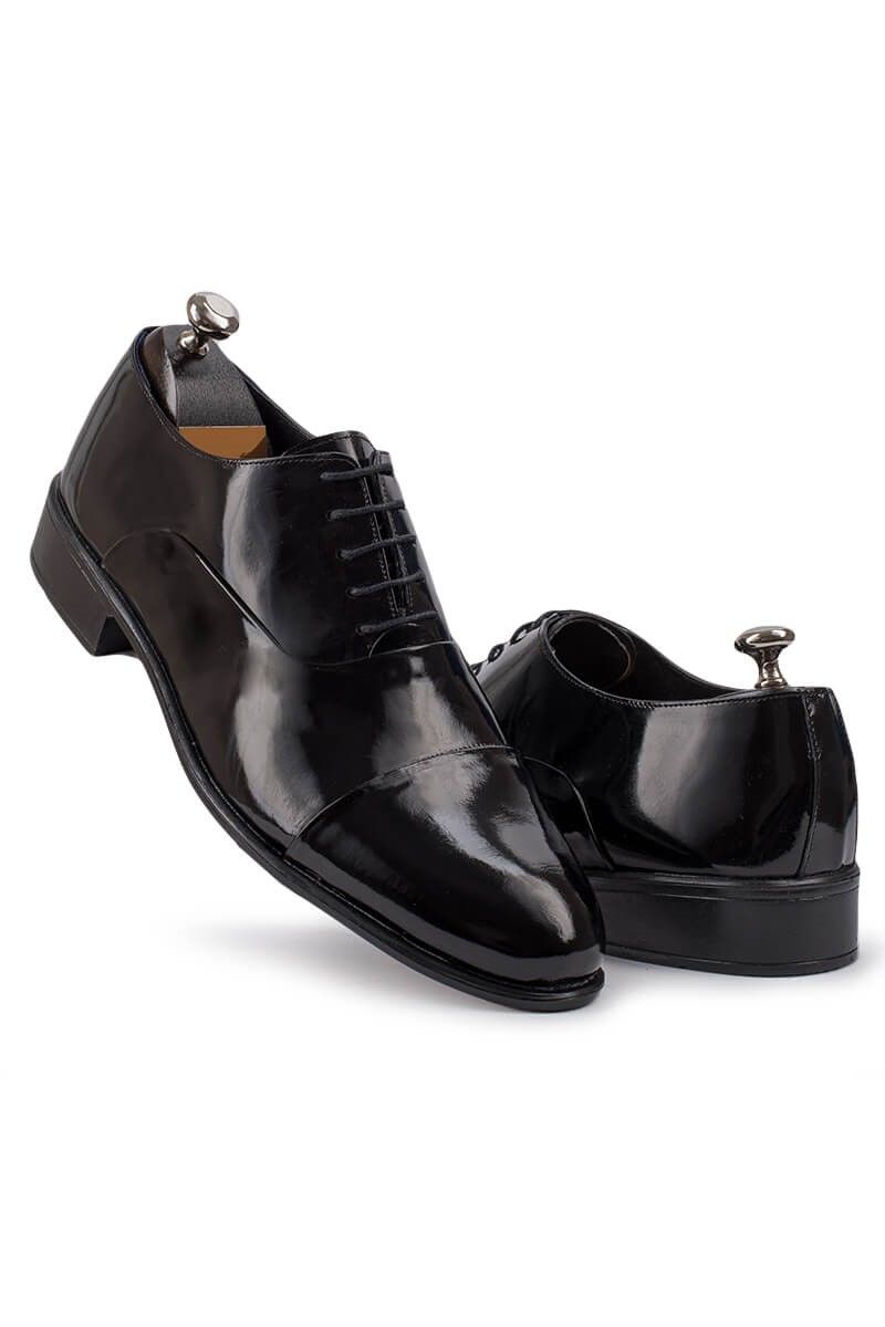 ANTONIO GARCIA Men's leather elegant shoes - Black 2021083555898