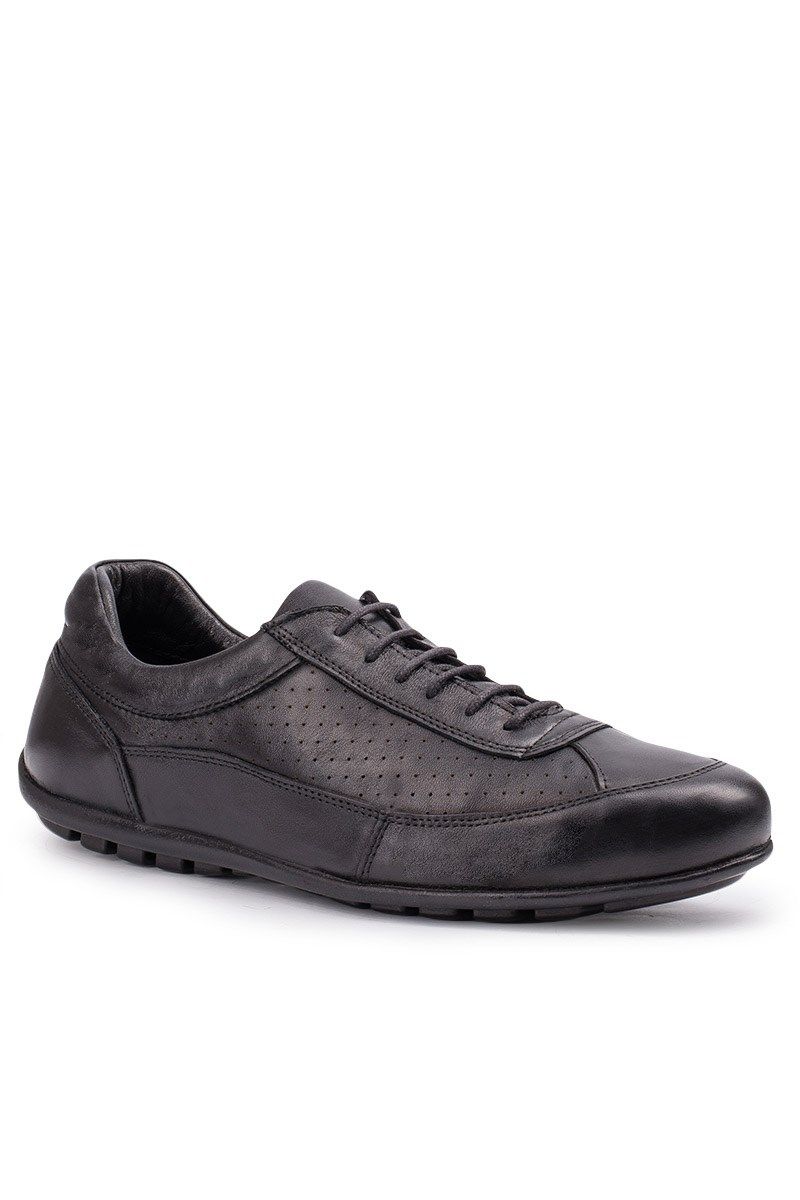 ANTONIO GARCIA Men's Leather Shoes - Black 202108355669