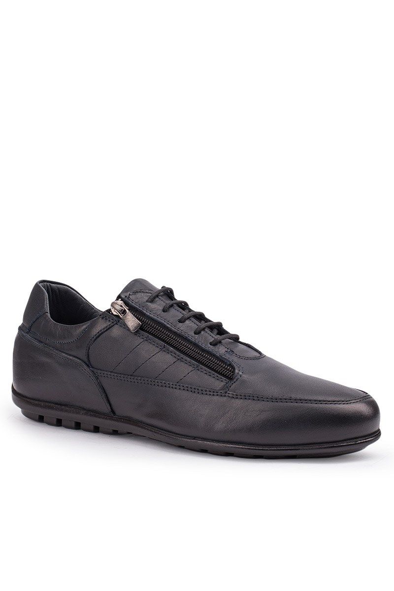 ANTONIO GARCIA Men's Leather Shoes - Dark Blue 202108355667