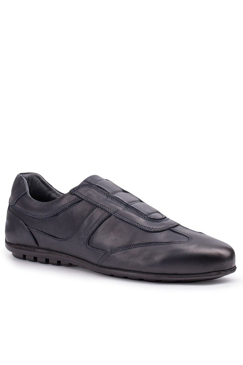 ANTONIO GARCIA Men's Leather Shoes - Dark Blue 202108355675