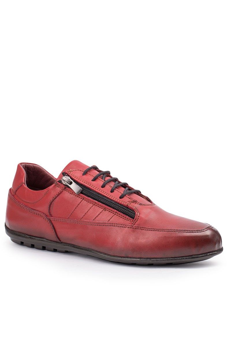 ANTONIO GARCIA Men's Leather Shoes - Red 202108355665