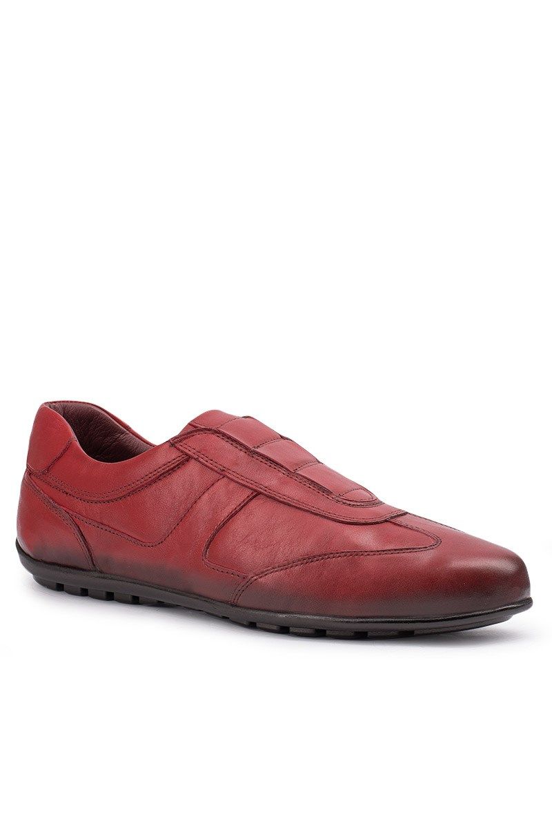 ANTONIO GARCIA Men's Leather Shoes - Red 202108355673