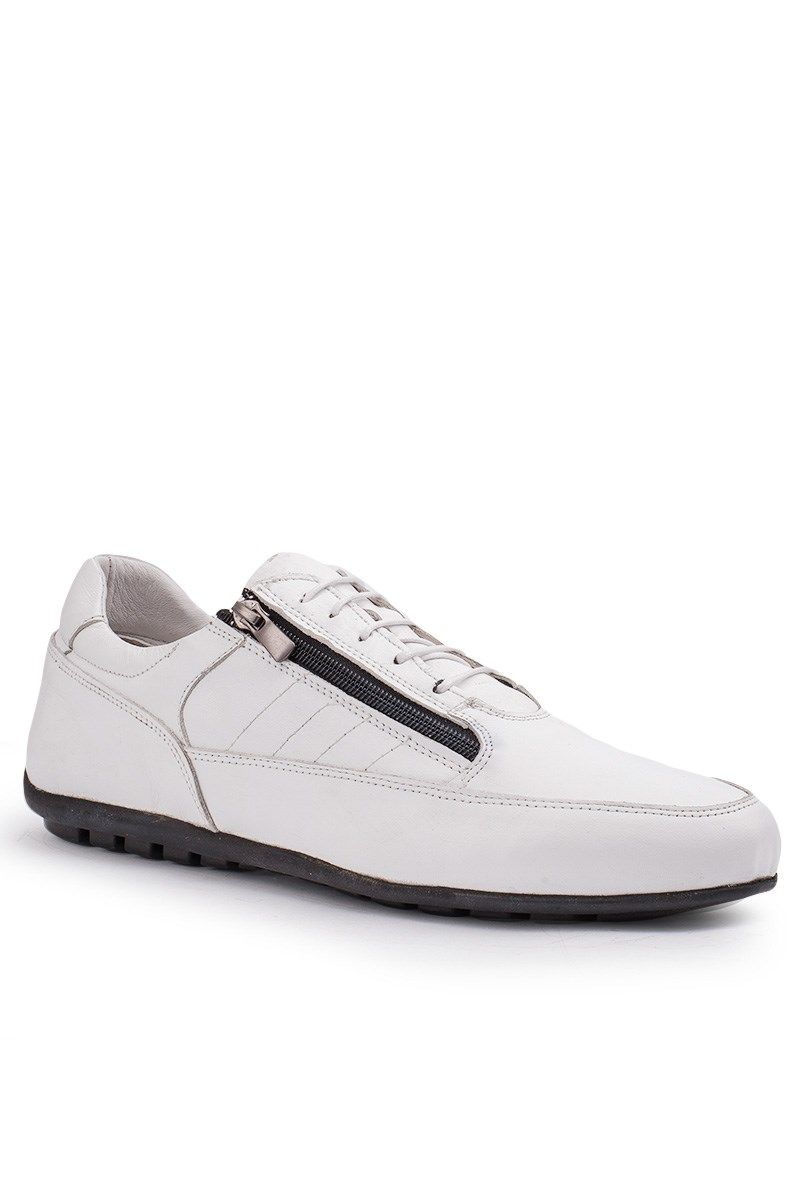 ANTONIO GARCIA Men's Leather Shoes - White 202108355666