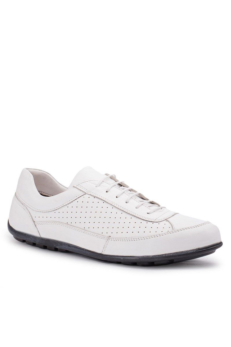 ANTONIO GARCIA Men's Leather Shoes - White 202108355671