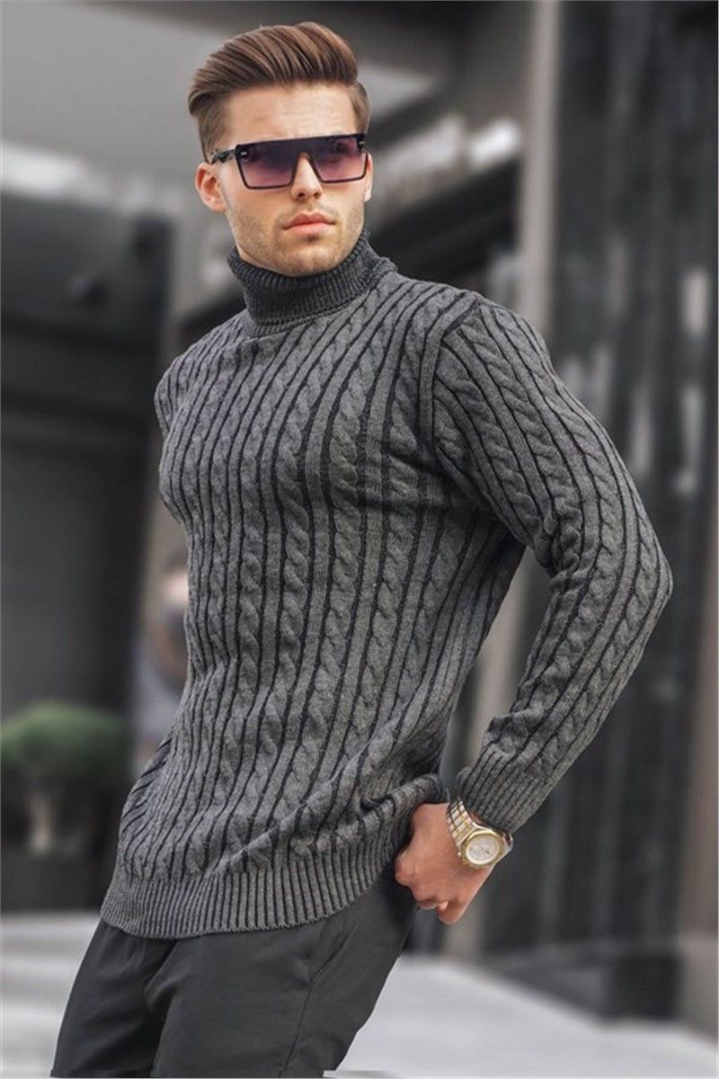 Men's Sweater 6317 - Anthracite #363677