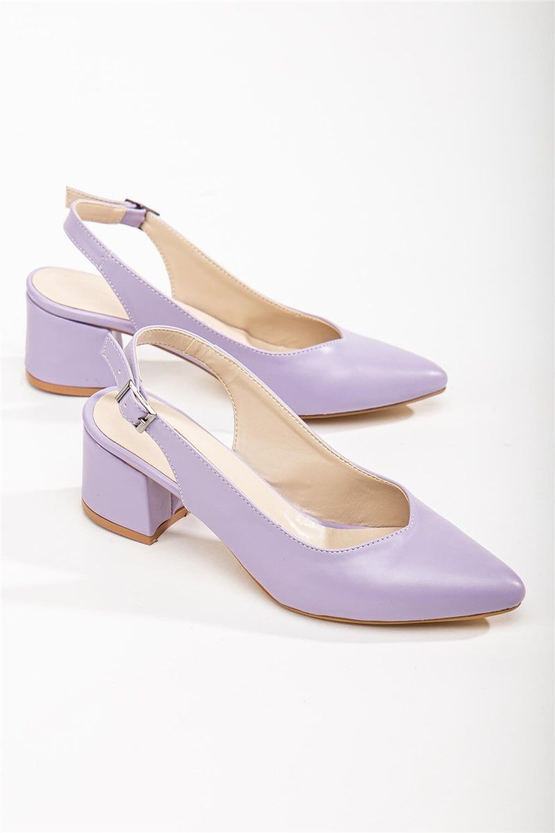 Women's Heeled Shoes - Light Purple #367708