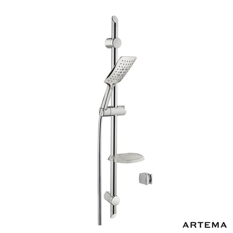 Artema Shine Square Bathroom Shower - Chrome #335061