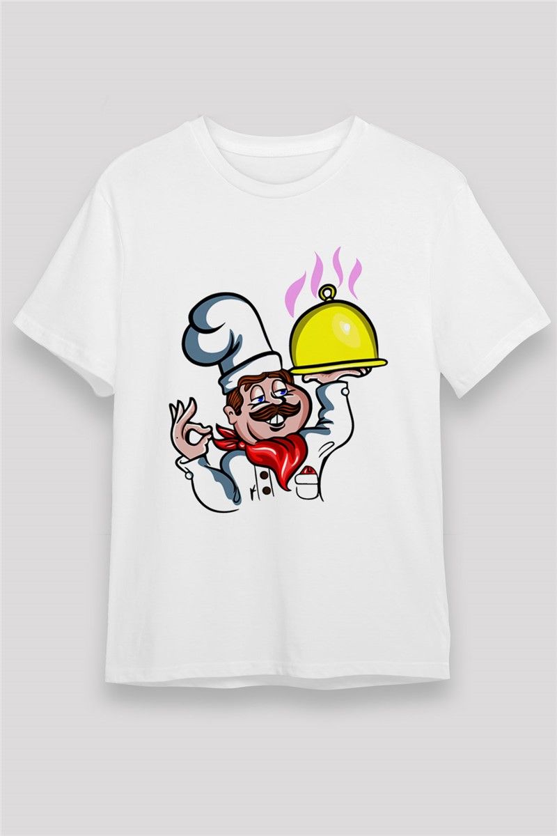 Unisex majica s printom - Bijela #372390