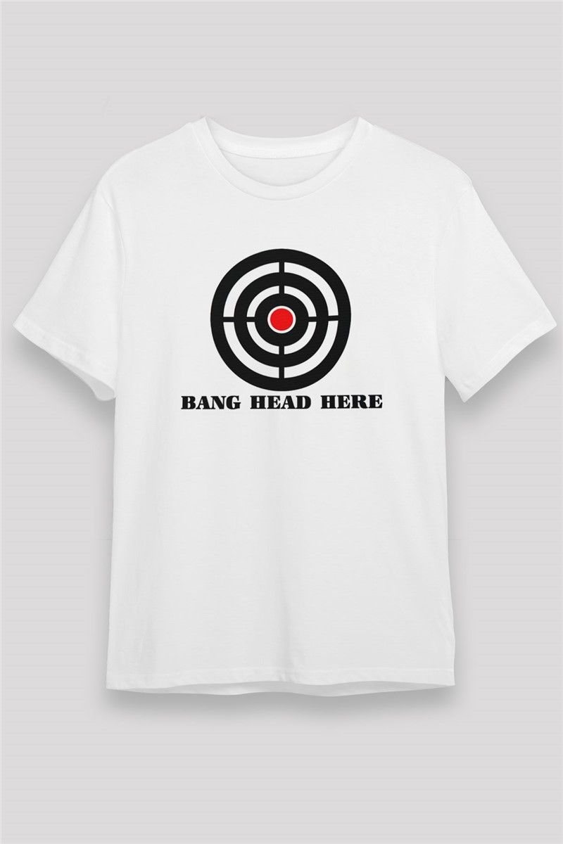 T-shirt con stampa unisex - Bianco #372570