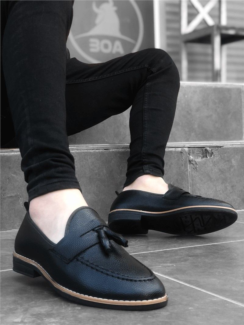 Men's classic shoes BA0009 - Black #322055