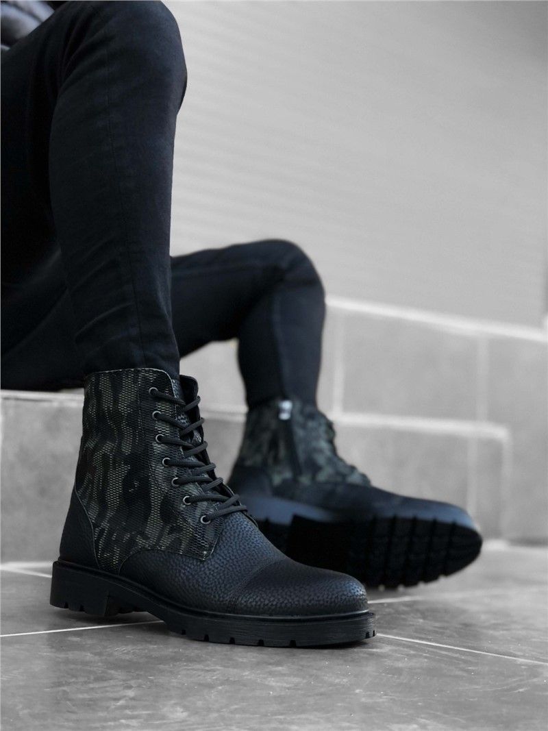 Men's sports boots BA0053 - Black #322143