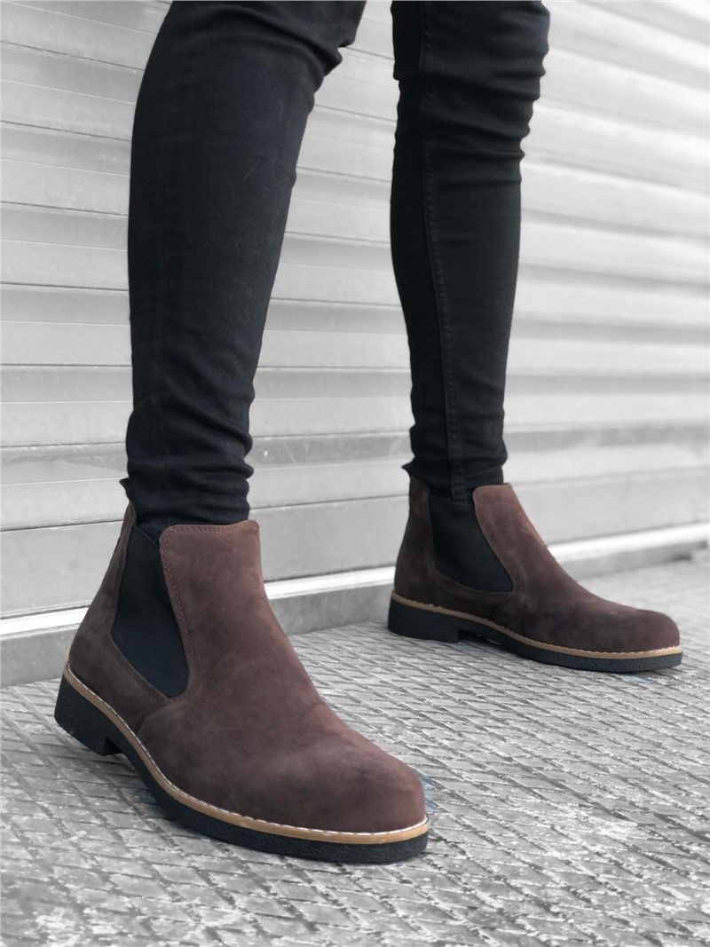 Men's boots BA0058 - Dark brown #322153