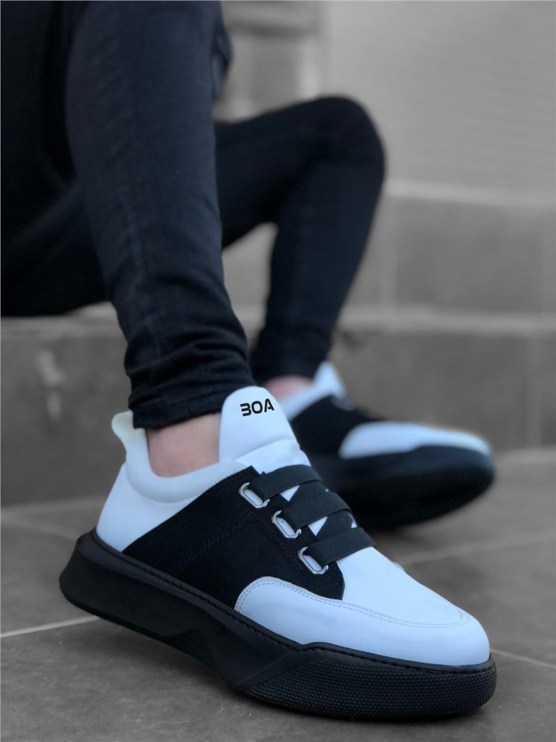 Men's sports shoes BA0160 - White-Black # 322296
