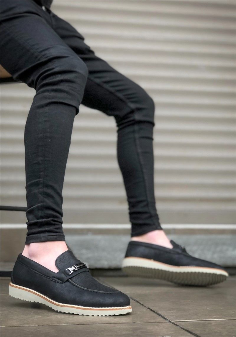 Men's casual shoes BA0198 - Black #328641