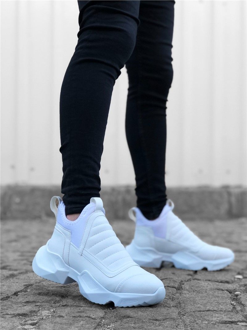 Men's Sports Short Boots BA0401 - White #36166