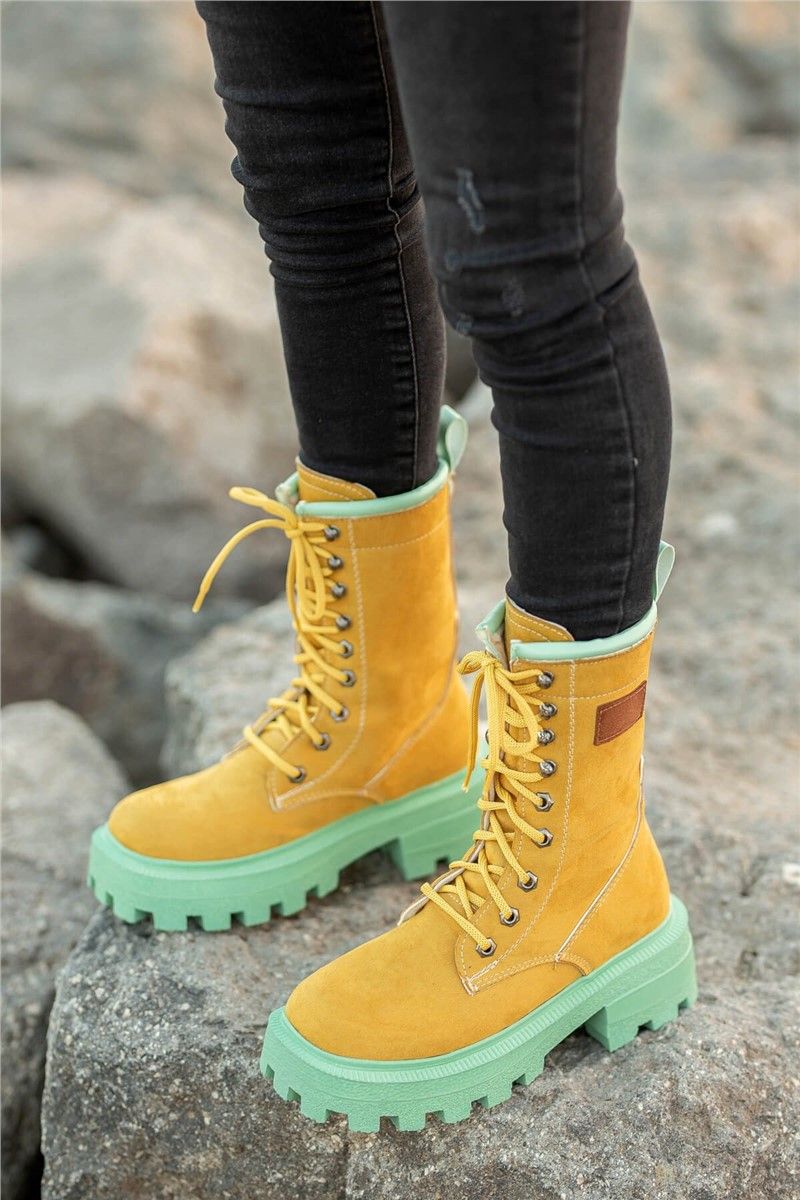 Women's Boots - Mustard #358773