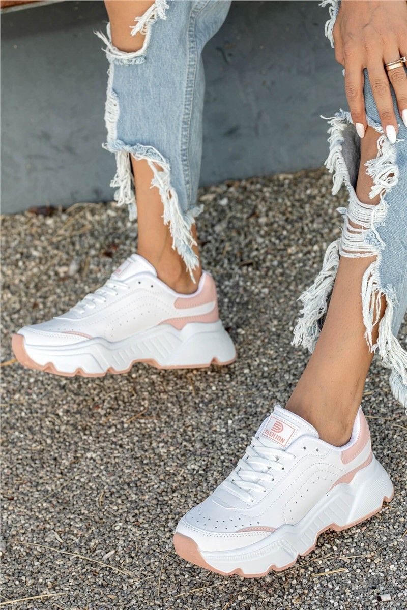 Scarpe sportive da donna - Bianco con polvere #361554
