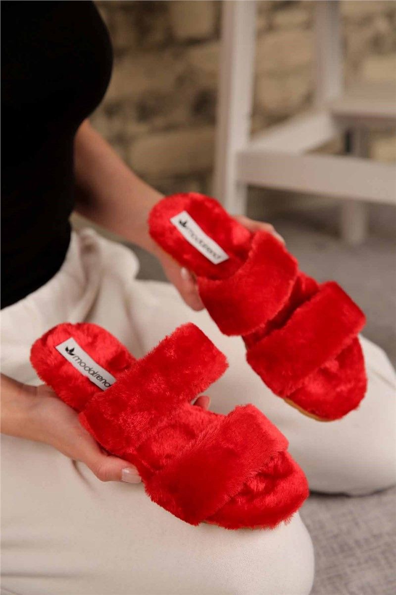 Modatrend Women's Slippers - Red #298633
