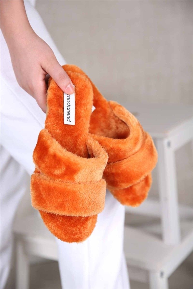 Modatrend Women's Slippers - Orange #298625