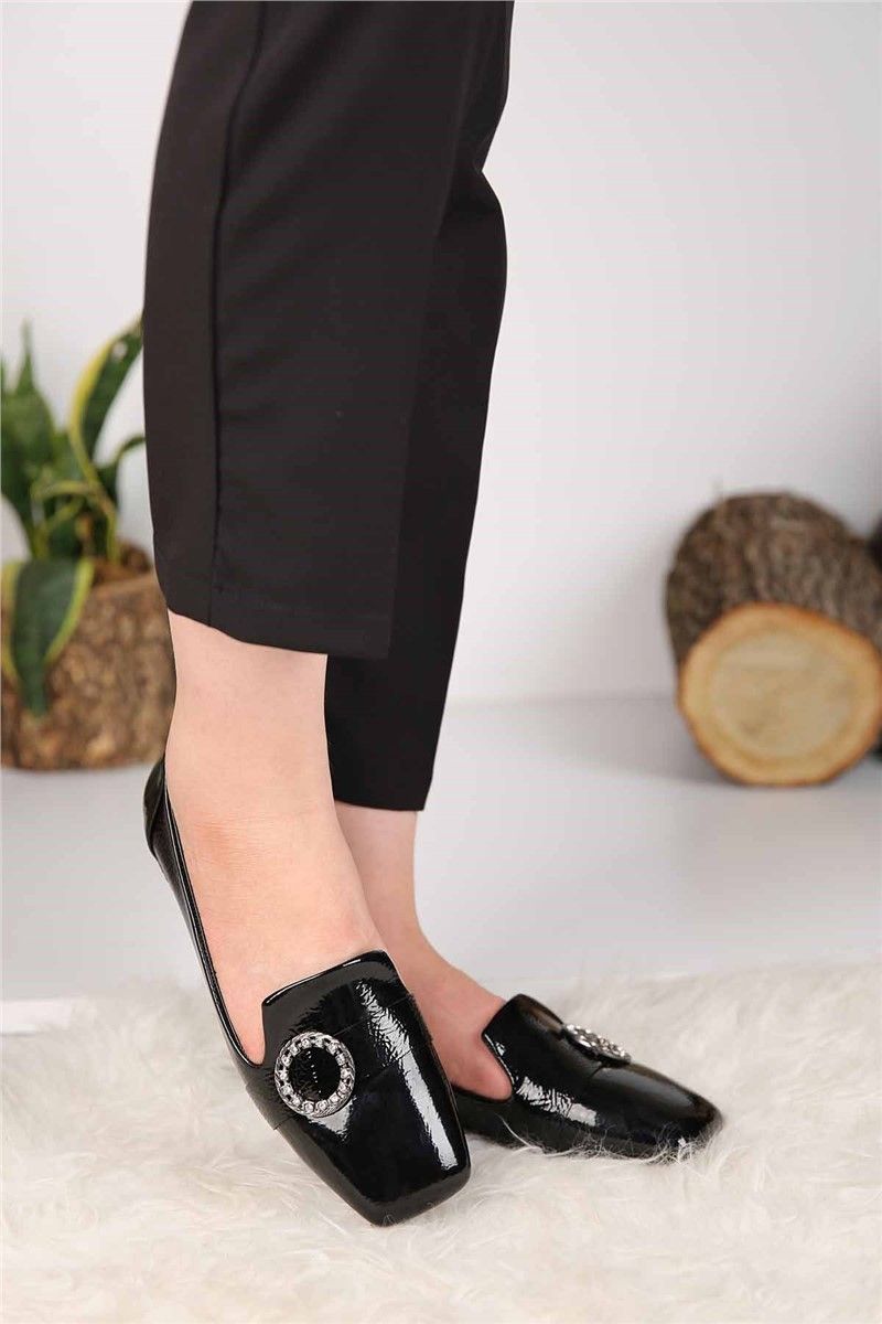 Women's Loafers - Black #300573