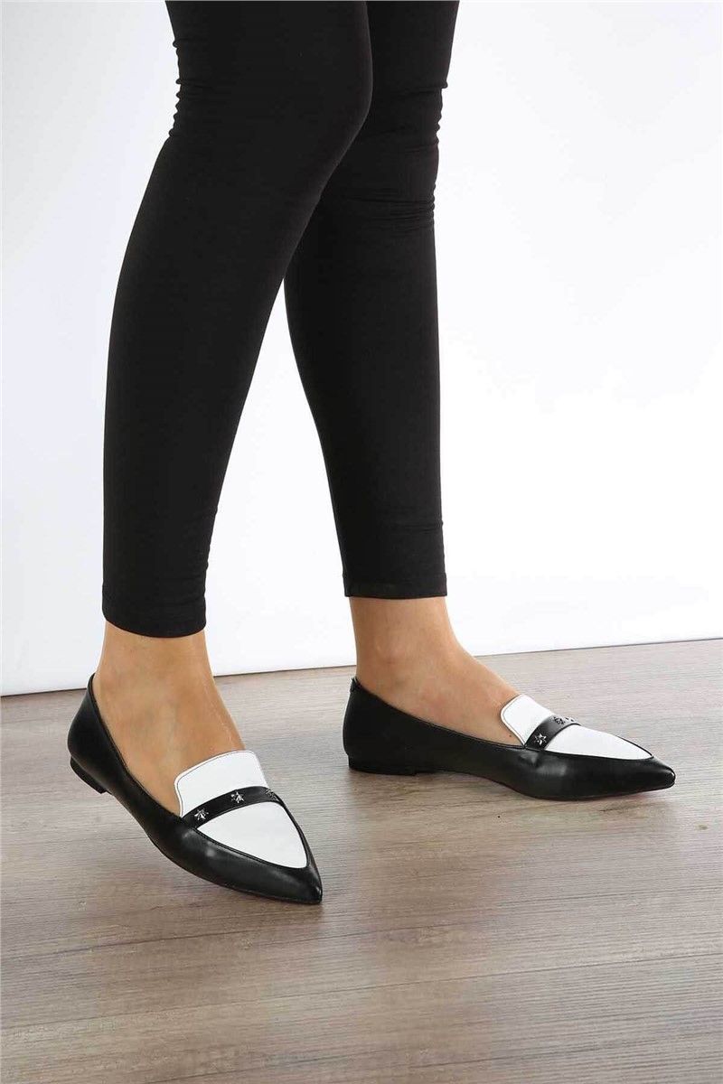 Women's Loafers - Black, Silver #294516