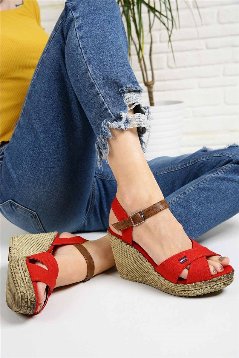 Women's sandals 7113 - Red #297223