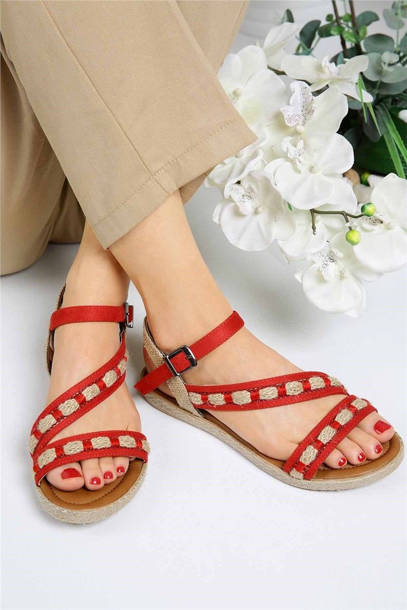Modatrend Women's Sandals - Red #297450