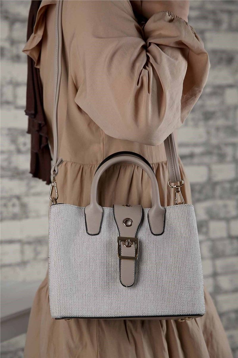 Modatrend Women's Handbag - Grey, Beige #298274