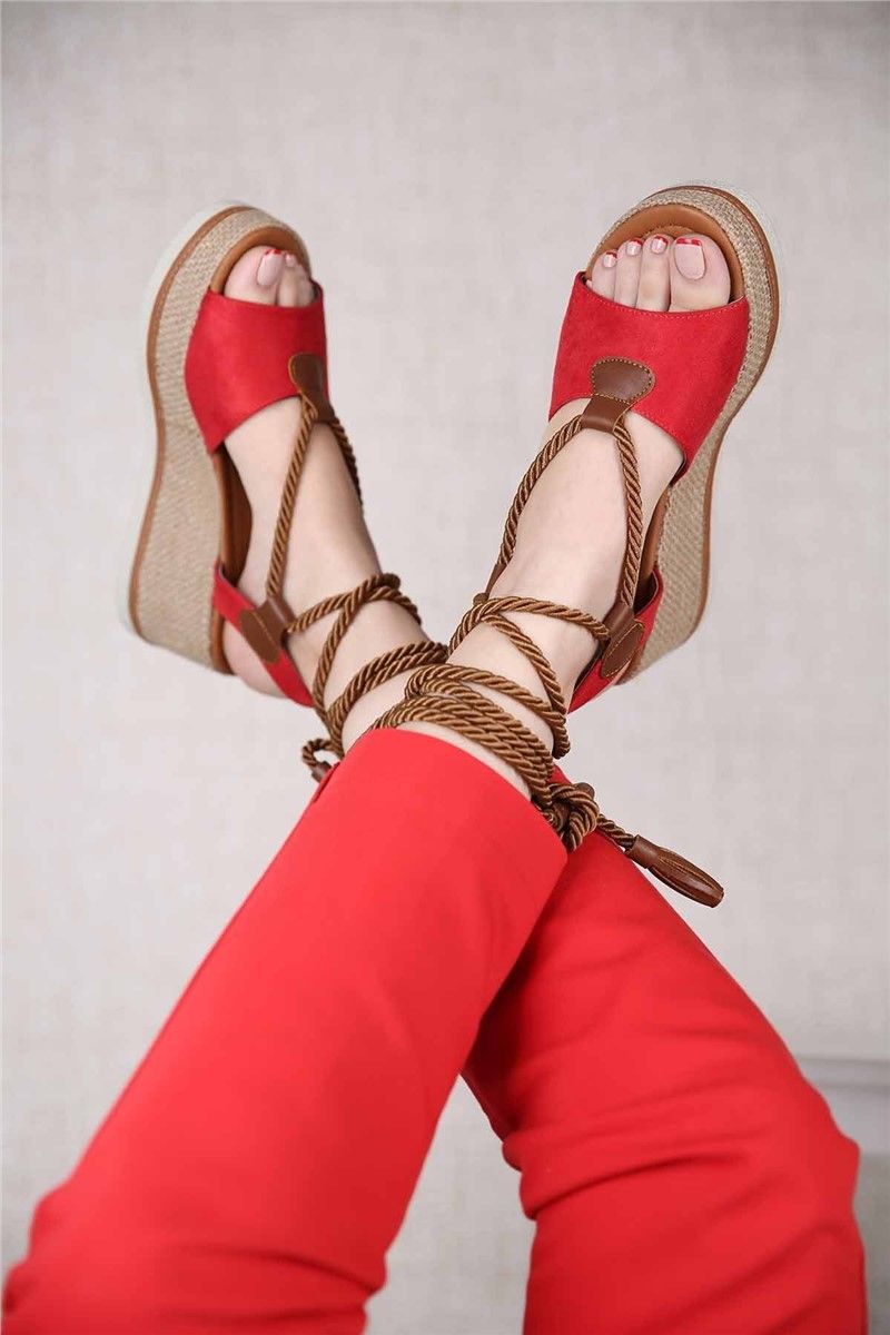 Modatrend Women's Sandals - Red #297467