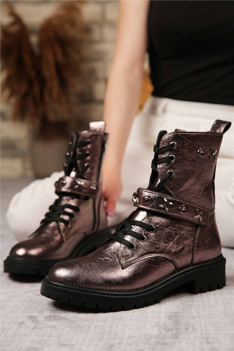 Women's Boots - Metallic Bronze #298023