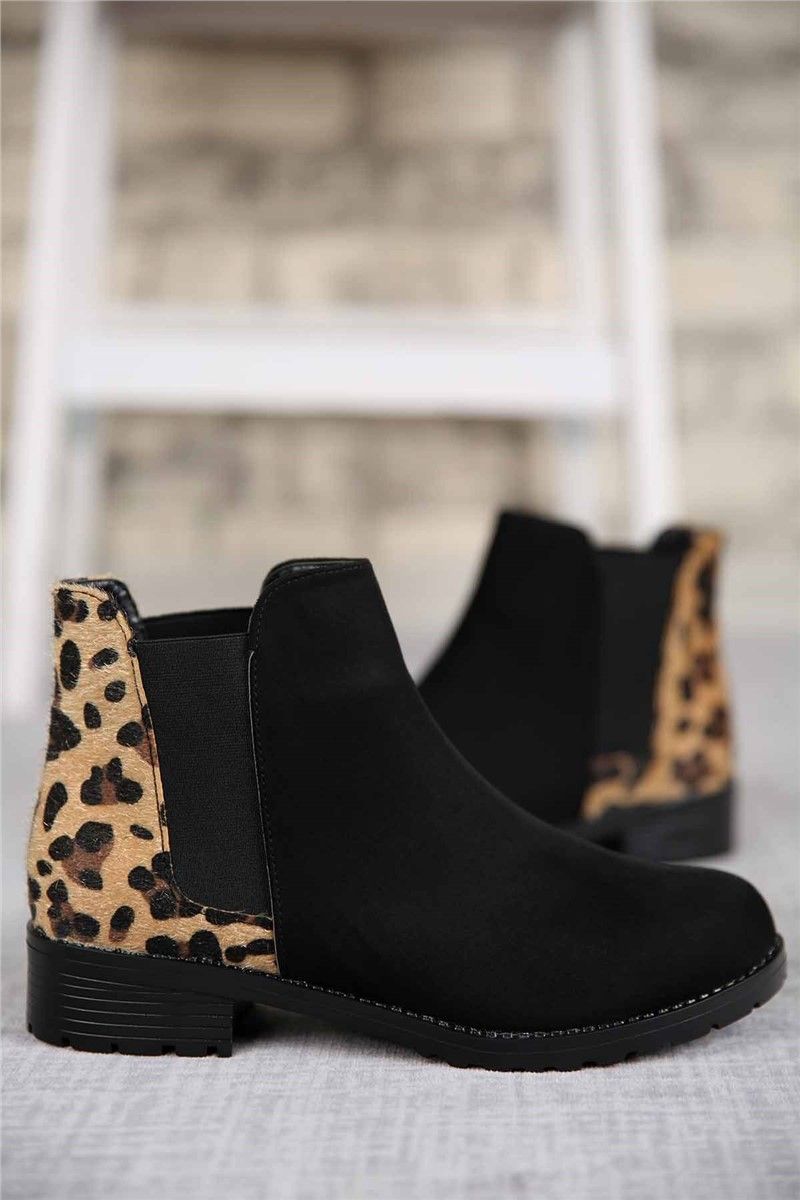Women's Boots - Black, Leopard #298821