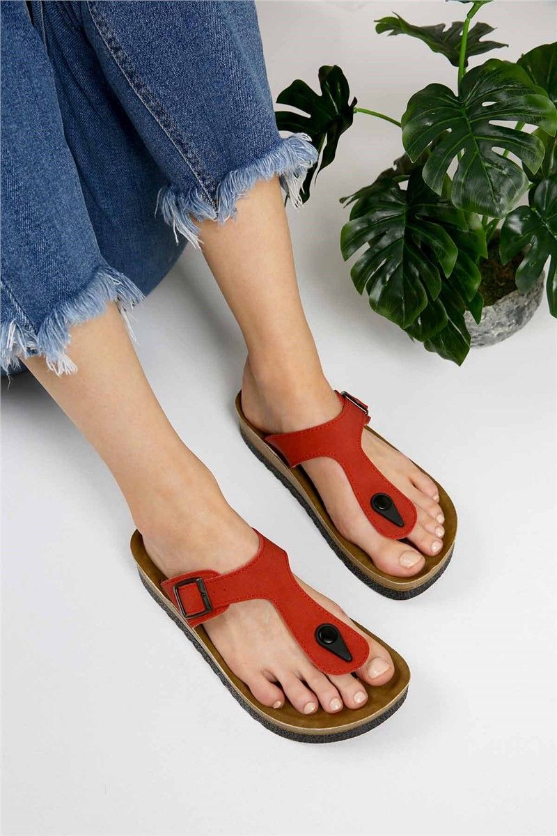Modatrend Women's Sandals - Red #297406