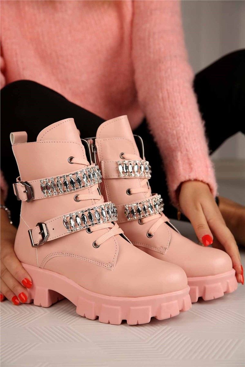 Women's Boots - Salmon Pink #299015