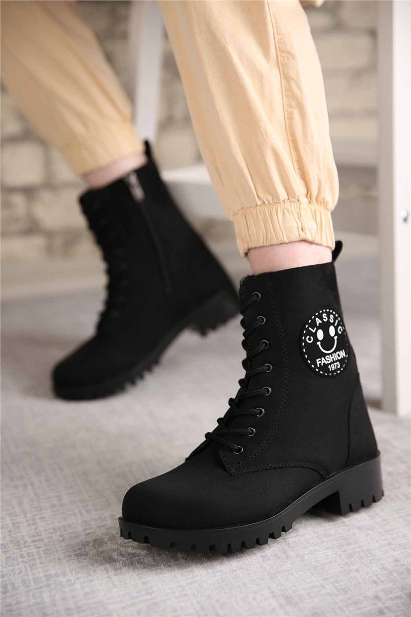 Women's Emoji Boots - Black #297860