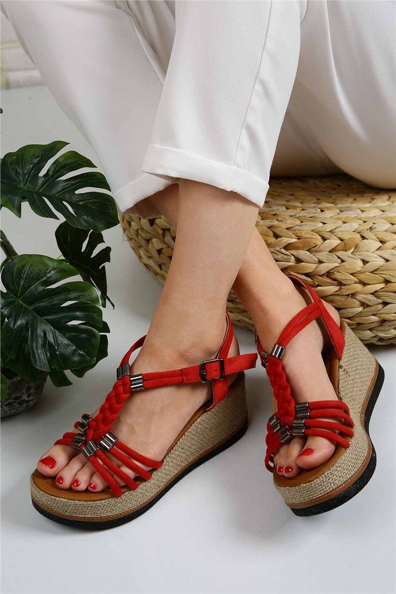 Modatrend Women's Sandals - Red #297546