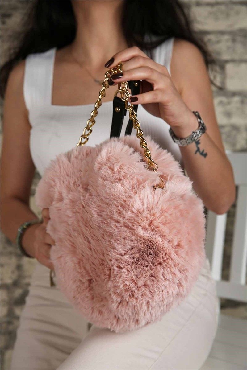 Modatrend Women's Handbag - Dusty Pink #298209