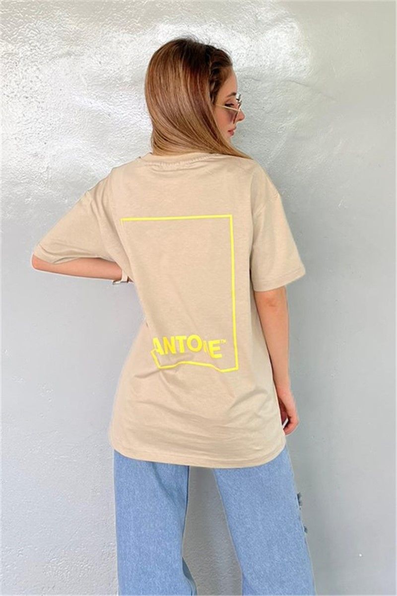 Ladies t-shirt MG1492 - Beige #332043