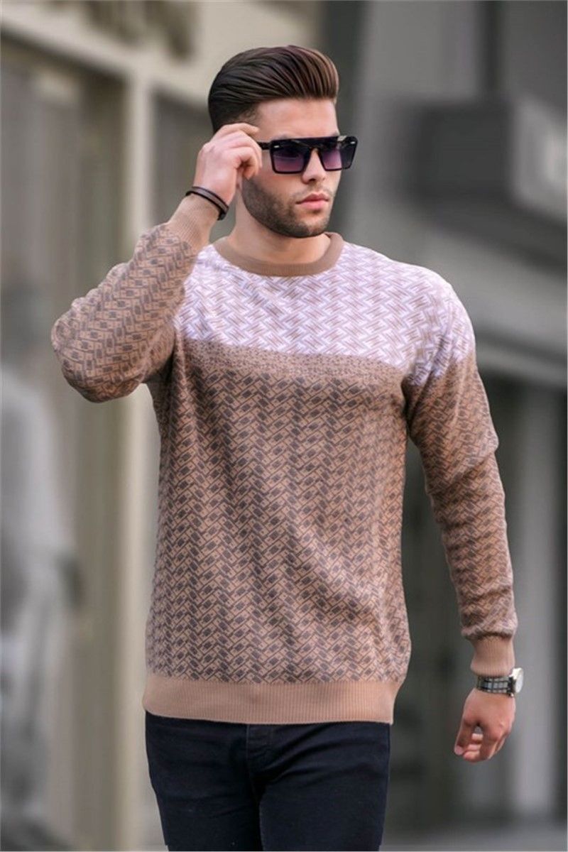 Men's Sweater 5977 - Beige #358724