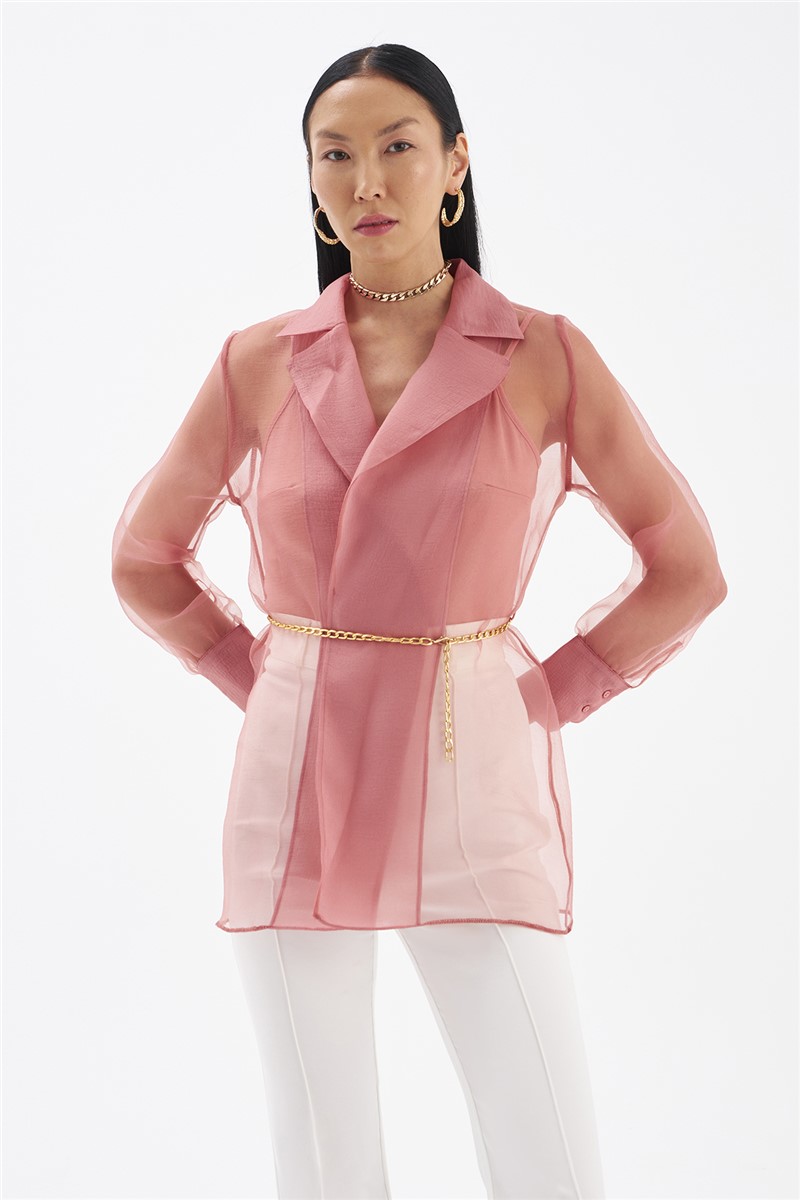 Pink hotsell organza jacket