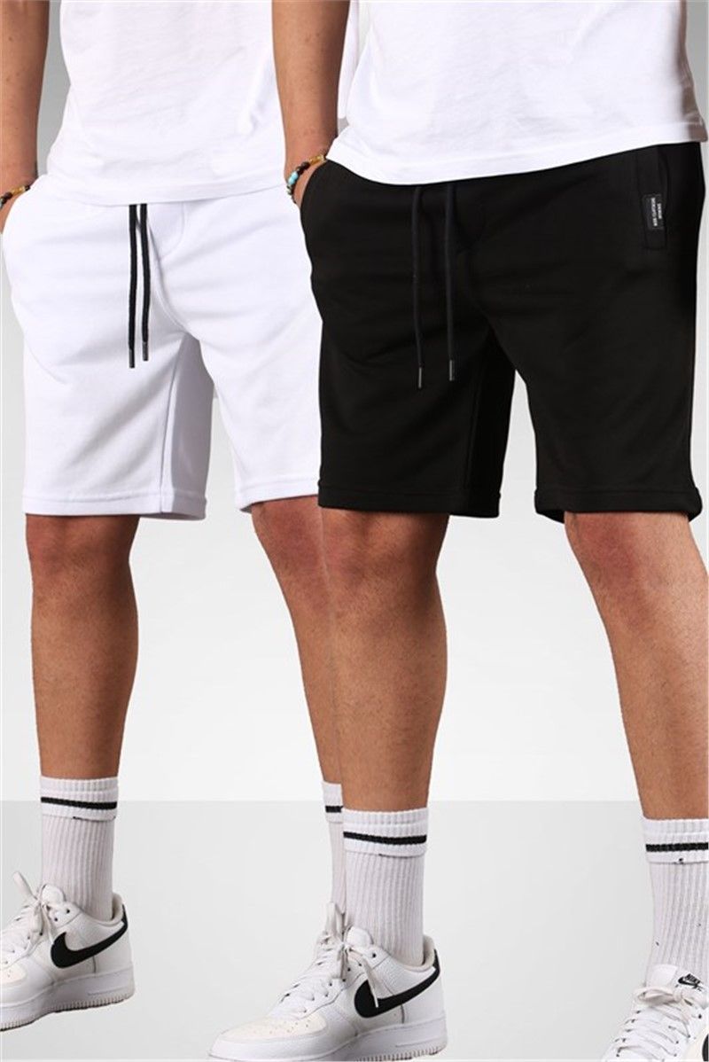 Men's shorts - 2 pcs. 5789 - Black and White #332505