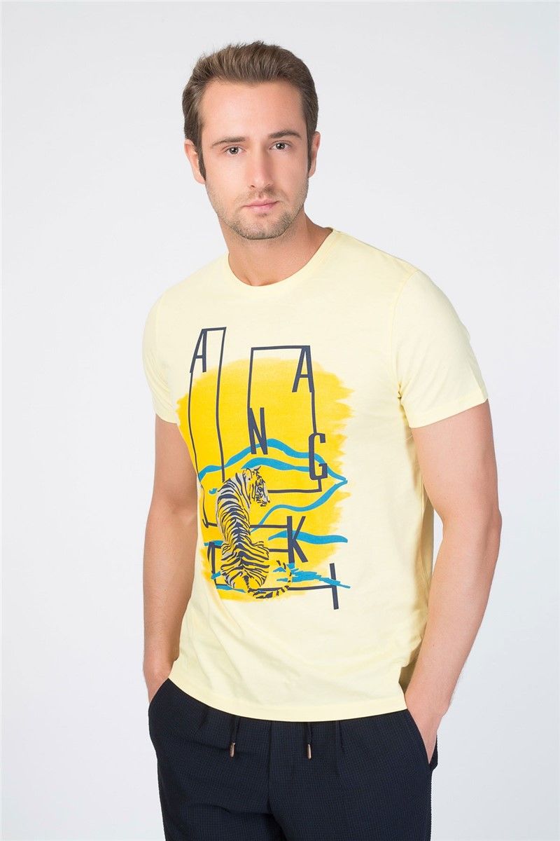 Centone Men's T-Shirt - Yellow #268740