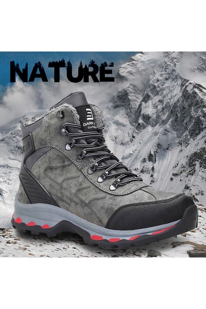 Dark Seer Unisex Water and Cold Resistant Hiking Boots - Grey #267245