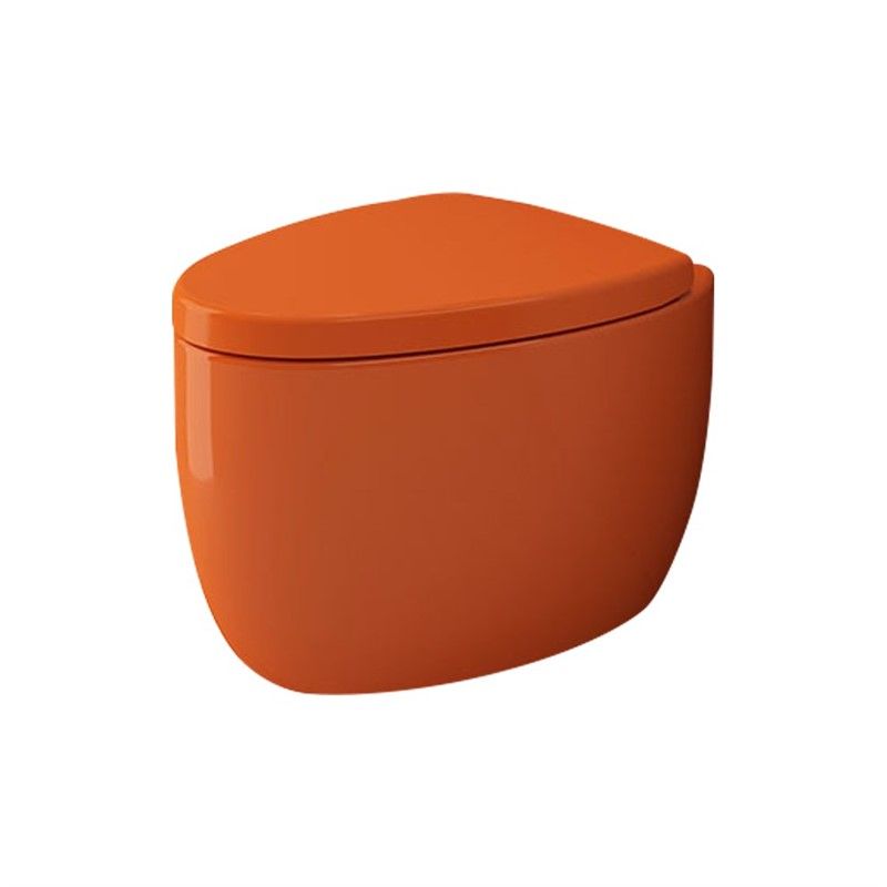 Bocchi Etna Wall Hung Toilet -  Shiny orange - #335495