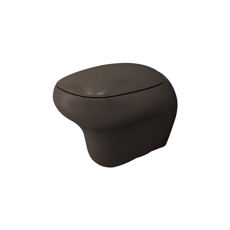 Bocchi Fenice Wall Hung Toilet - Matte Brown #337975
