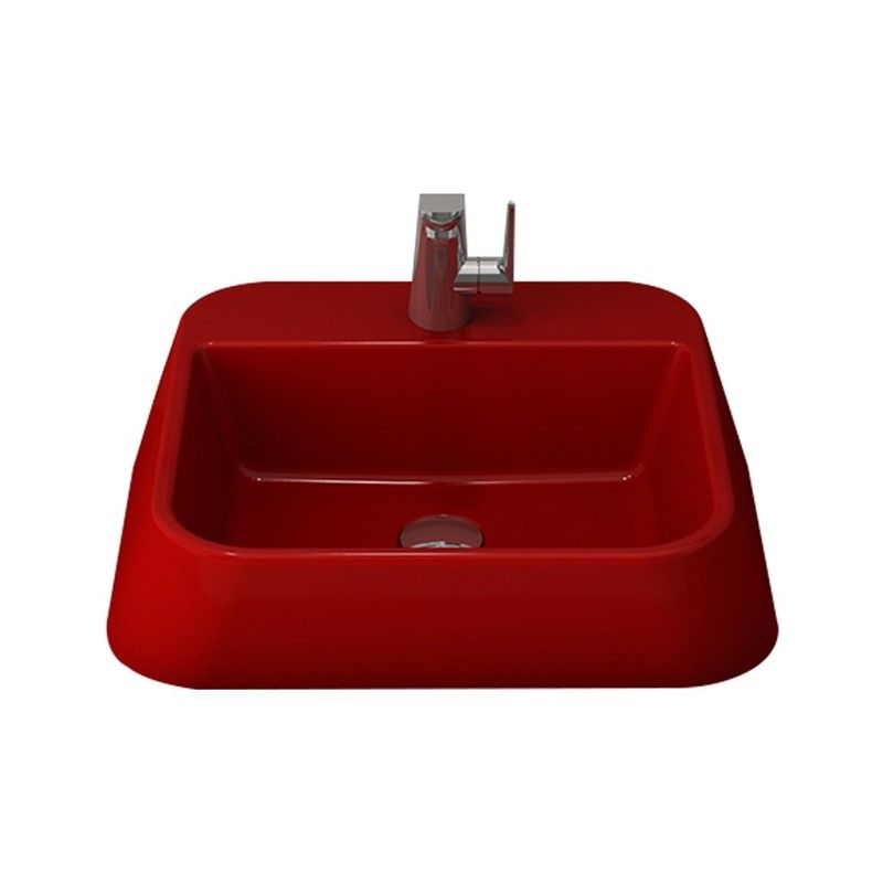 Bocchi Firenze Washbasin 42 cm - Red #335358