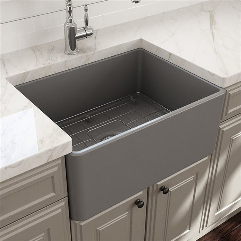 Bocchi Lavello Kitchen Sink 60cm - Gray Matt #336408