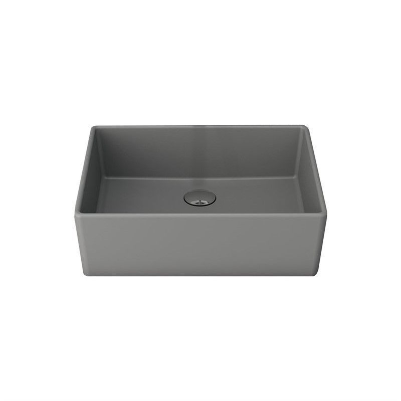 Bocchi Milano Bowl type washbasin 50 cm - Matt gray #338121