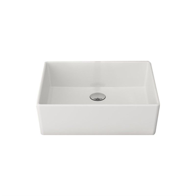 Bocchi Milano Rectangular Bowl Sink 50cm - White #338119