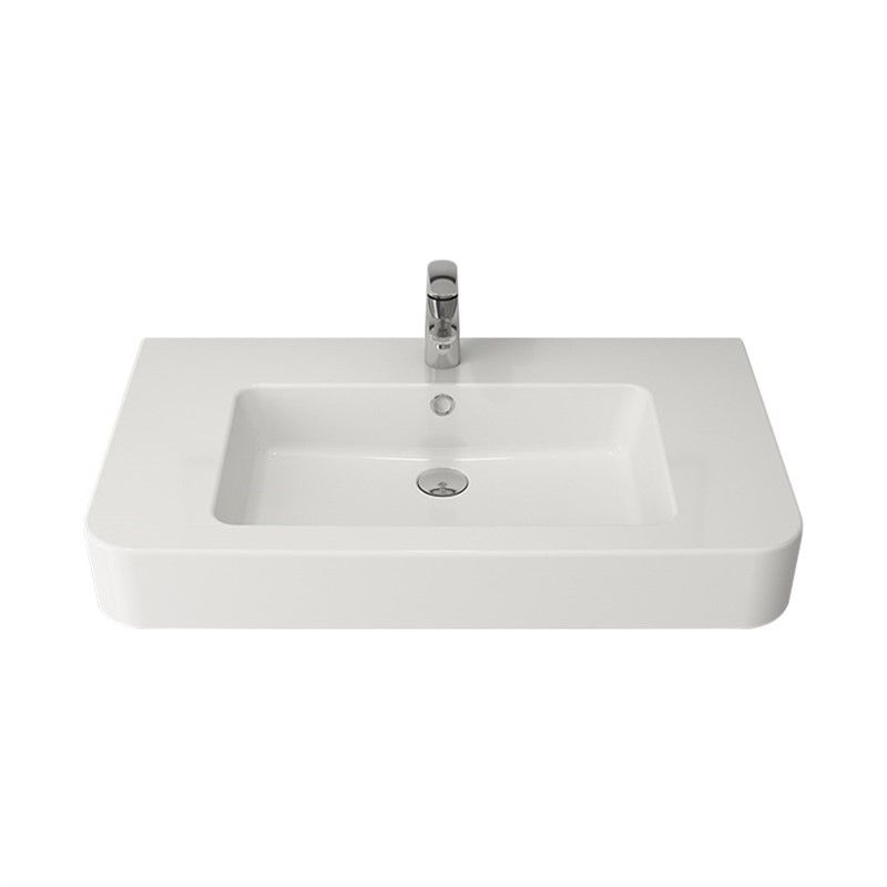 Bocchi Parma Washbasin 85 cm - White #335023
